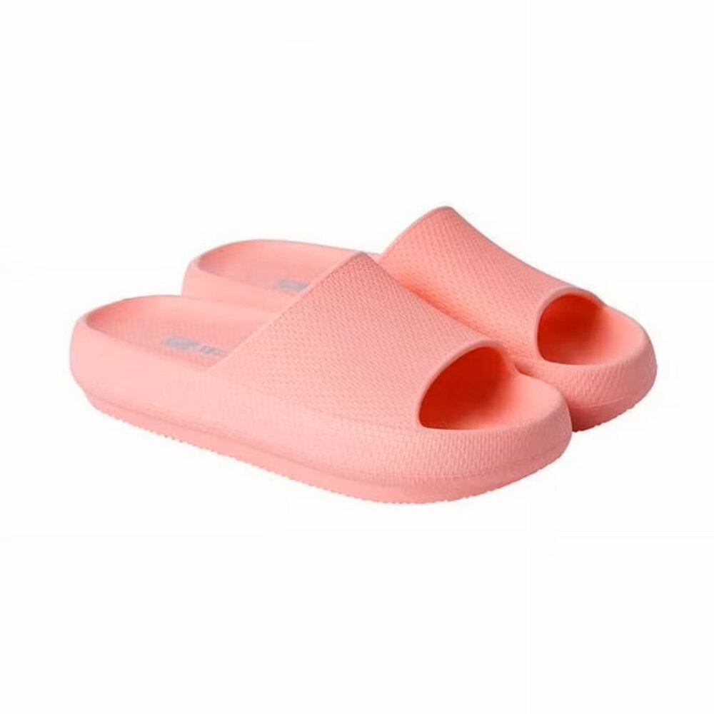 NO BOX 32 Degrees Unisex Adults Cushion Slide Sandals Pink Size 9-10 $40 RY1457